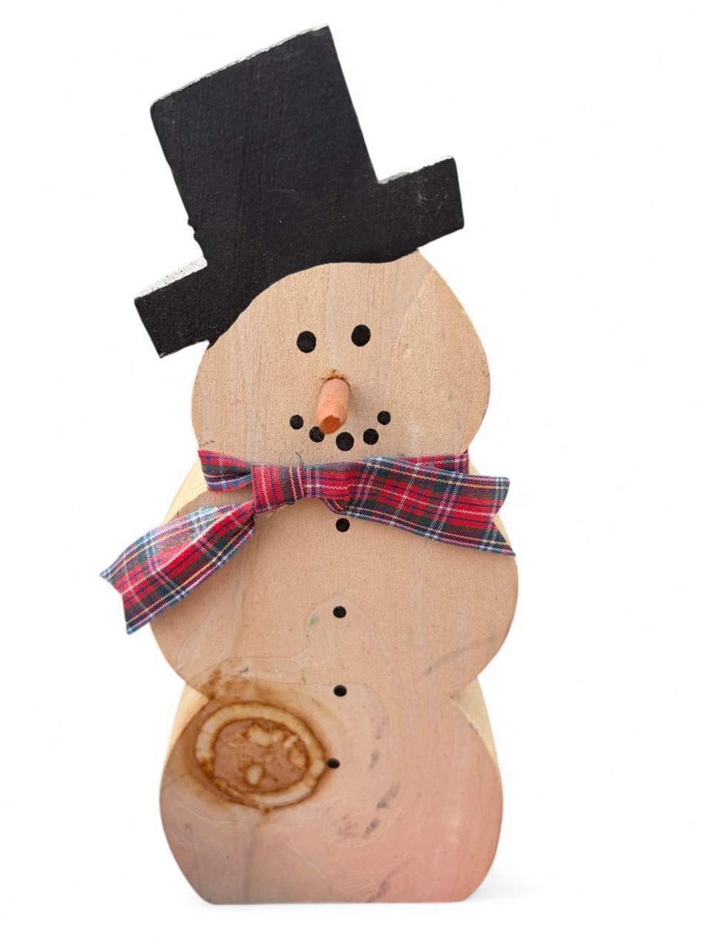 Wooden Snowman Holiday Decor